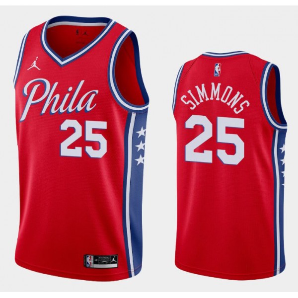 Philadelphia 76ers Trikot Ben Simmons 25 2020-2021 Jordan Brand Statement Edition Swingman - Herren Philadelphia 76ers Trikot Ben Simmons 25 2020-2021 Jordan Brand Statement Edition Swingman - Herren